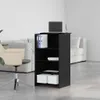 vidaXL Scrivania per reception nera 55x50x103,5 cm Anteprima dell’immagine prodotto 4