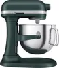 A dark green KitchenAid Artisan stand mixer with a silver bowl is shown from a side view against a white background. Anteprima dell’immagine prodotto