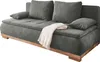 Schlafsofa Schlafcouch grau 208 cm mit Bettkasten - AMBRA - Produktbild-Vorschau 1