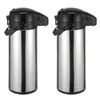 2er Set Thermoskanne Kaffeekanne Edelstahl 1,9 Liter Produktbild-Vorschau 1