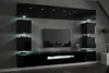 Furnitech Wohnwand Wohnzimmer - Wohnzimmer Möbel mit LED Produktbild-Vorschau 1
