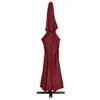 vidaXL Parasol avec mât en aluminium 600 cm rouge bordeaux Voir les images du produit 2