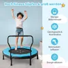 COSTWAY Ø102cm detská trampolína, fitness trampolína s Náhľad obrázku produktu 4