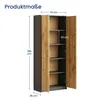 Schrank Mehrzweckschrank Aktenschrank Hochschrank mit 5 Produktbild-Vorschau 6