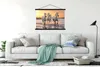 MuchoWow® Textilposter Pferde - Sonne - Meer - Strand - Produktbild-Vorschau 3