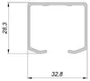 Falttürbeschlag SLID'UP 140, Länge 120 cm, für 1 Tür (2 Produktbild-Vorschau 5