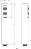 Wannenarmatur, freistehend, mit Duschset, Titanium, Produktbild-Vorschau 3