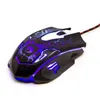 A gaming mouse with purple and blue LED lighting, shown on a white background. Produktbild-Vorschau