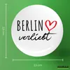 Huuraa Button Berlin verliebt 25mm rund mit Produktbild-Vorschau 3