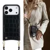 Selencia Nova Croco Phone Case avec cordon et porte-cartes Voir les images du produit 2