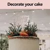 8 Stück Happy Birthday Acryl Cake Topper Set Gold Roségold Produktbild-Vorschau 8