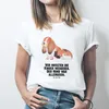 Mr. & Mrs. Panda T-Shirt Hund Basset Hound - Weiß - Produktbild-Vorschau 4