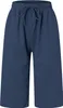 ASKSA Femmes Pantalon d'été en lin Aérien Taille haute Voir les images du produit 3