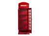 Vitrine rote Telefonzelle London Style Barschrank Produktbild-Vorschau 4
