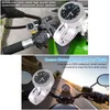 1pc moto d'argent étanche guidon Glow Mount montre Voir les images du produit 8