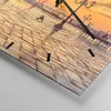 Wanduhr - Quadrat - Glasuhr - Venedig Stadt - 40x40cm - Produktbild-Vorschau 5