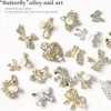 60 Stück Charms Schmetterling Metalllegierung 3D Luxus Produktbild-Vorschau 5