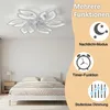 65cm, Weiß LED Deckenleuchte mit Ventilator, Dimmbar, Produktbild-Vorschau 5