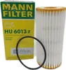 A MANN FILTER oil filter and its packaging are shown against a white background. Produktbild-Vorschau