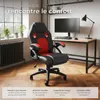 Chaise gamer MIKE - noir/rouge Voir les images du produit 9