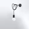 Kinkiet EDISON, zwart, 1xE27x60W, metaal, afmetingen: Productafbeelding-voorbeeld 9