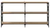 vidaXL Konzolový stolík Artisan dub 156 x 28 x 80,5 cm Náhľad obrázku produktu 4