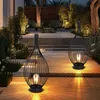 2x LED Solarleuchten im Käfig Design, H 57 cm Produktbild-Vorschau 2