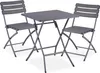 Relaxdays Balkonmöbel Set, 3-teilig, 1 Tisch & 2 Stühle, Produktbild-Vorschau 1