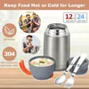 Récipient isotherme Thermos pour repas Soupes Plats Boîte à Voir les images du produit 4