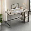 VASAGLE Computertisch Schreibtisch mit 2 Regale 120 x 75 x Produktbild-Vorschau 2