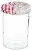 50er Set Sturzglas 435 ml To 82 Deckel Holz Herz rot incl. Produktbild-Vorschau 2