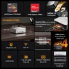 A collage of images and text showcasing the features of a mini PC. Produktbild-Vorschau