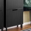 SoBuy FSR177-H-SCH Schuhkipper mit 3 Klappen Schuhschrank Produktbild-Vorschau 7