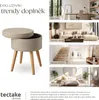 TecTake 403972, Písková, Polyester, MDF Náhled obrázku produktu 8