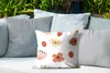 MuchoWow® Outdoor Kissen - Blumen - Weiß - Abstrakt - Produktbild-Vorschau 4