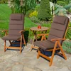 Gartenstuhlauflage „Antonia“ – 50×48×73 cm mit Kopfkissen – Produktbild-Vorschau 3