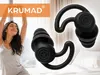 KRUMAD Silikonové špunty do uší, 6 párů, ochrana sluchu pro Náhled obrázku produktu 2