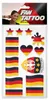 Deutschland Tattoos Fanartikel Schwarz Rot Gold temporäre Produktbild-Vorschau 1