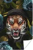 MuchoWow® Poster Tiger - Kleidung - Pflanzen 60x90 cm - Produktbild-Vorschau 1