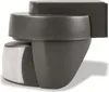 A dark gray motion sensor with a white sensor lens, mounted on a wall. Produktbild-Vorschau