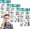 Pixel Game Kinder-Tattoo-Set, abwaschbare Kinder-Tattoos x3 Produktbild-Vorschau 1