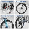 HITWAY 29 Zoll E Bike  MTB Citybike, Abnehmbarer 36V 12.8Ah Produktbild-Vorschau 8
