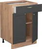 Küchenunterschrank Vicco Fame-Line Anthrazit-Gold 60 cm mit Produktbild-Vorschau 6