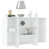 Credenza bianca 120x30x75 cm in materiale ligneo Anteprima dell’immagine prodotto 11