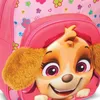 A close-up of a pink backpack with a character's face and plush ears. Produktbild-Vorschau