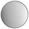 Wandspiegel 40 cm, rund, matt schwarz, Aluminiumrahmen Produktbild-Vorschau 1