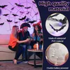 Halloween Deko,24 Stück LED Lila Fledermaus Produktbild-Vorschau 3