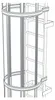 Zarges Rückenschutzstrebe 1.400mm Aluminium Produktbild-Vorschau 1