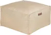 A beige pouf is shown against a white background. Náhľad obrázku produktu