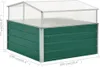 vidaXL Serra verde 100x100x77 cm Acciaio zincato Anteprima dell’immagine prodotto 6